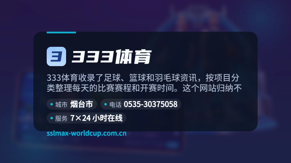 333体育印象